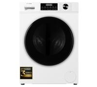 Teknix TK3WD8514XW Freestanding Washer Dryer, 8kg Wash & 5kg Dry Capacity, 1400 RPM Spin, A-20% Energy Efficiency, Fast 1-Hour Full Load Wash Program, LED Display, 3 Drying Levels, White