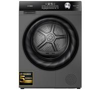 Teknix TK5HP9HS 60cm Freestanding 9kg Heatpump Front Load Tumble Dryer - 5 Year Cover - Quick Dry - AI Sensor Dry - Drying Rack - Titanium