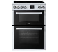 Teknix TKED64W - White Ceramic Cooker - Double Oven, 60cm - A energy