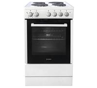 Teknix TKES54W - White 4 Zone Electric Single Oven - Manual cleaning - A energy