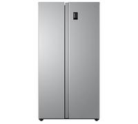 Teknix TX2SBS1791PS American Side by Side Door Fridge Freezer - 530L Capacity - Frost Free - Digital Controls - Silver, H177.5 x W91.0 x D65.0 (cm)