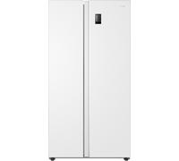 Teknix TX2SBS1791PW American Side by Side Door Fridge Freezer - 530L Capacity - Frost Free - Digital Controls - White, H177.5 x W91.0 x D65.0 (cm) (White, 523L)