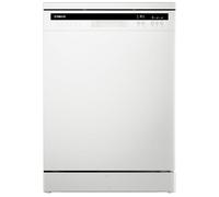 Teknix TX3FD618W 3 Series Freestanding Dishwasher - 15 Place Settings - Auto Door Opening - Internal LED Lights - Integrated Bottle Washers - Energy Class C - White