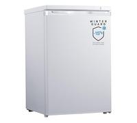 Teknix UC55F5W Freestanding Undercounter Freezer - 55cm Width / 91 Litre Capacity - Suitable for Outbuildings - 4 Large Compartments - 4 Star Freezer Rating - White