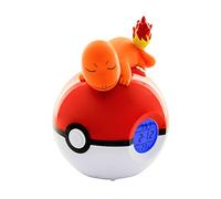 TEKNOFUN 811368 Pokemon Charmander Pokemon Light-up FM Alarm Clock - Red/White