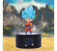 TEKNOFUN Goku Luminous Dragon Ball Super Alarm Clock, Blue / Orange