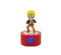 TEKNOFUN Naruto Luminous Alarm Clock, Black, Orange, Yellow