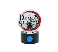 TEKNOFUN - - Official Demon Slayer License - TANJIRO 20 cm light alarm clock - 2 lighting modes - Works with 3 x AAA/USB cable (included) - For children from 6 years old - 811755