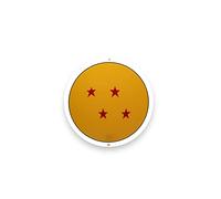 TEKNOFUN - Official Dragon Ball Z License - Crystal Ball LED Wall Neon 30 cm - Light Decoration - Mains Powered - for Children and Adults - 811416