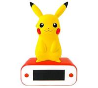 TEKNOFUN Pikachu 811375 Pokemon Luminous Figurine Alarm Clock