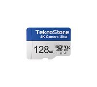 TEKNOSTONE 128GB Camera MicroSDXC TF Memory Card with Adapter 1 Pack