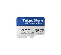 TEKNOSTONE 256GB Camera MicroSDXC TF Memory Card with Adapter 1 Pack