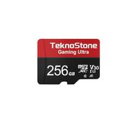 TEKNOSTONE 256GB Gaming MicroSDXC TF Memory Card with Adapter 1 Pack