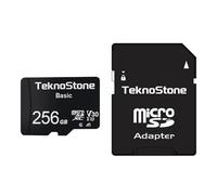 TeknoStone Basic 256GB Micro SDXC Memory Card with Adapter Up to 90MB/s Read Speed U1 V30 A1 Rated HD Video Support TF Card for Dashcams Security Cameras Tablets Phones (1 Pack)