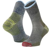 Teko Socks TEKO Soft-Top Bio.d Medium Weight Diabetic Hiking Socks {T-9911} - Charcoal - Large