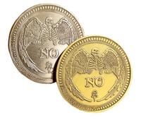 TEKPEK Double Yes No Decision Coins - 2-Piece Set, Collectible Flip Coin, Unique Gift for Decision Making