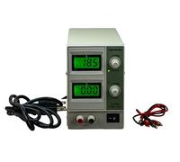 Tekpower TP1803D Lab Grade Variable Linear DC Power Supply, 0-18V @ 0-3A PC, with Alligator Cable and Power Cord,for Labs