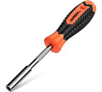 TEKPREM 1/4 Inch Magnetic Bit Driver, Screwdriver Handle for Holding Bits and Screws with Non-slip Material and Strong Magnet Tip, 190mm