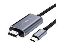 TEKRAT USB C To HDMI Cable 2m, UHD 4K@60Hz, 1080p@240Hz, Thunderbolt 3 HDMI to USB C Adapter Compatible with iPhone 16, Macbook Pro/Air, iPad Pro/Air/Mini, Samsung Galaxy S24/S23/S22 etc.