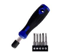 Tekrill 5 Piece Specialty Screwdriver Bit Set with 1/4'' Hex Screwdriver Handle, Quick Change Bit Driver for Game Console, Household Appliances, Electronic Device Repair TS/PTSB-01
