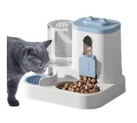 Teksome Automatic Cat Feeder, Automatic Cat Food Dispenser Water Feeder, Dog Food Dispenser Large Treat Feeding Pet Supplies Bowl for Kitten Small Medium Dogs Animal Home Indoor