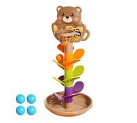Teksome Ball Track Toy,Ball Drop Toy for Kids | Interactive Basketball Ramp Activity Track Learning Educational Toy for Birthday & Baby