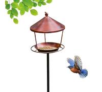 Teksome Bird Baths for Outdoors | Metal Feeder Water Basin Shower - Parrot Bath Tub - for Food Water Pet Aviary Finch Monk Parrots Garden Patio Lawn Indoor Outdoor Home Outside
