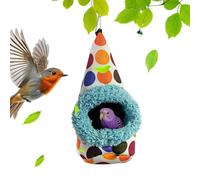 Teksome Bird Nests - Plush Parakeet House Bed - Bird House for Cage | for Resting Breeding Conure Lovebird Canary Cockatiel Finch