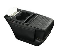 Teksome Car Center Console Cover | Waterproof Elastic Cushion with Cup Phone Holder | Car Center Console Armrest Pillow,for Truck SUV Road Trip Travel Camping Long Drive Family Trip Activities Snack