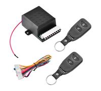 Teksome Car Central Locking Kit, 12V Remote Door Locking Vehicle Keyless Entry System, Electrical Door Locking Actuator System For Most Car Vehicle