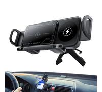 Teksome Car Phone Mount | Magnetic Wireless Car Phone Mount Charger,Adjustable Bracket Cellphone Accessories for Truck Scooters Vent Dashboard Navigation