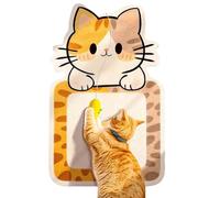 Teksome Cat Scratch Pad, Cat Scratcher Pad Scratching Board, Wall Mount Interactive Toys, Cartoon Indoor Games Pet Supplies to Protect Couch Carpet Sofa Furniture