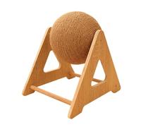 Teksome Cat Scratcher Ball | Cat Scratcher Spinner Ball,Wear-Resistant Pet Kitten Teething Toy for Small Medium Large Kitten Chinchillas Bunny