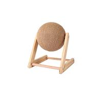 Teksome Cat Scratching Ball, Scratch and Rotate Ball Cat Scratcher Toy, Cat Scratching Ball Stand, Indoor Interactive Pet Toys for Kittens, Small Cats