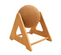 Teksome Cat Scratching Ball Toy - Cat Scratcher Spinner Ball | Wear-Resistant Pet Kitten Teething Toy for Small Medium Large Kitten Chinchillas Bunny