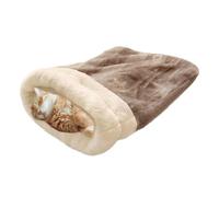 Teksome Cat Sleeping Bag Bed,Indoor Kitten Sleeping Bag | Warm Plush Cat Sack Warm Cat Bed, Kitten and Puppy Bed Cave Sleeping Bag