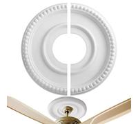 Teksome Ceiling Light Cover Plate,Ceiling Fan Cover Plate | Outer Diameter 12.4in Inner 3.9in Panel for Home Renovation Workplace Bathroom Updates Basement Utilities School Facilities
