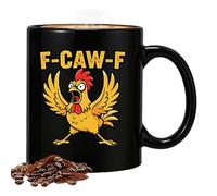 Teksome Chicken Coffee Mug - 11oz Ceramic Drinkware | Household Beer Mug - for Study Living Room Teachers Students Office Restaurant Hotel Collectors Birthday Gathering Christmas Halloween