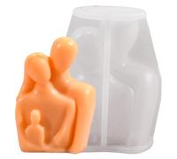 Teksome Couple Mold,Chocolate Mould - Candle Making Molds Couple Hugging Body Art Candle Mould Silicone Resin Casting Mold Soap Molds for Plaster