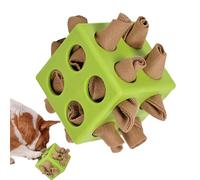 Teksome Dog Treat Puzzle Ball, Interactive Dog Treat Puzzle Toys, Stimulating Cognitive Pet Enrichment Chew Toys for Large Small Medium Breed Sensory Engagement