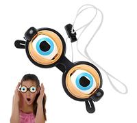 Teksome Funny Eyeglasses - Funny Glasses to Make Eyes Big | Costume Accessories Hilarious Eyewear Toy for Dress up Party Birthday Photography Role Play Themed Events Holiday Cosplay