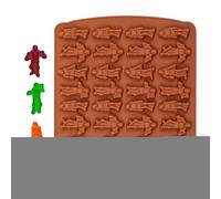 Teksome Halloween Molds - Jellies Skeleton Mould | Reusable Nonstick Easy Release Silicone Molds for Candy Chocolate Jellies Gummy Holiday Halloween Crafting