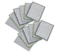 Teksome Kitchen Rags - Cleaning Towels Wash Rags - Reusable Smooth Supplies for Polishing Dishes Drying Glasses Housekeeping Home Bathroom Window