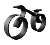 Teksome Minimalistic Sculpture - Wireframe Style Silhouette, Black Art Sculpture, Figurines, Side Table Statue Decor for Cyclist