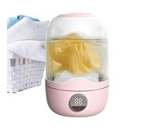 Teksome Portable Mini Washing Machine - Portable Washer Machine for Baby Clothing,2000mAh Battery Cleaning Tool Compact Laundry Cup for Baby Clothes Bra Socks Clothing Towels