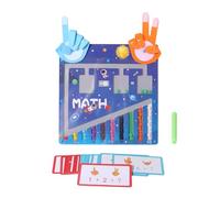 Teksome Preschool Math Learning Toys | Magnetic Matching Learning Counting Puzzle Board,Early Education Fine Motor Skills Development Tools for Home School