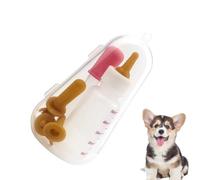Teksome Puppy Milk Feeder,Portable Silicone Head Tool,Puppy Syringe Feeder - for Small Pet Care Kittens Cats Home Feeding