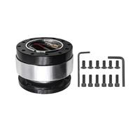 Teksome Quick Release Steering Wheel Hub - Race Steering Wheel Quick Release Adapter | Compact Removable Small Replacement Adapter for Car Truck Boat Automotive Drift Adventure