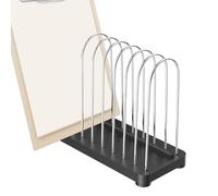 Teksome Record Display Rack - Record Storage Rack Metal Stand,10-Slot Tabletop Display Organizer Modern Design for Studio Bedroom Living Room Home Theater Classroom