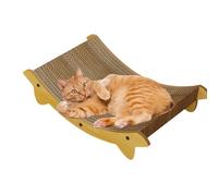 Teksome Scratch Pad for Cats,Cat Scratcher Bed Scratching Board | Interactive Toys Pet Supplies Puppy Bed for Mat Couch Sofa Carpet Door Wall Protection Kitten Enrichment Play Boredom